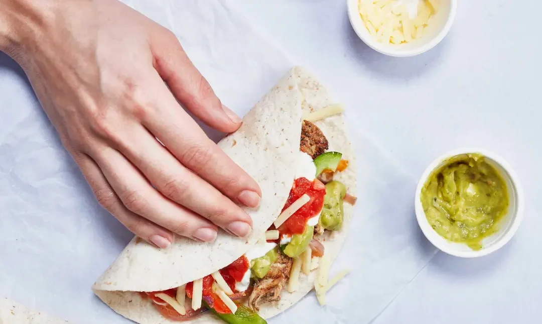 Loaded Chicken Fajita Wrap