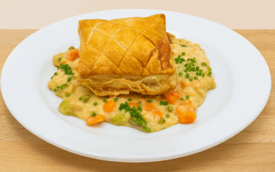 Chicken & Leek Puff Pastry Pie