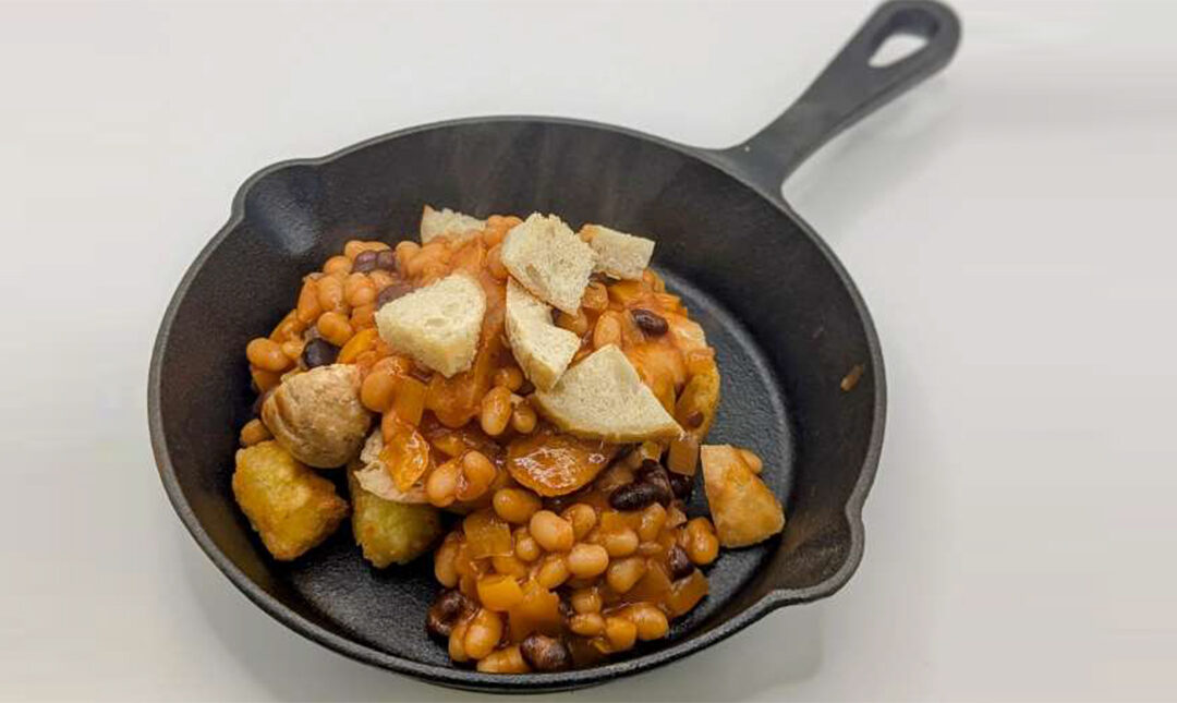 BBQ Sausage & Pit Bean Hashette